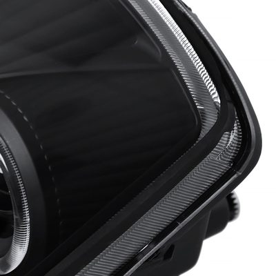 2000-2005 Mitsubishi Eclipse Dual Halo Projector Headlights LED Light Black
