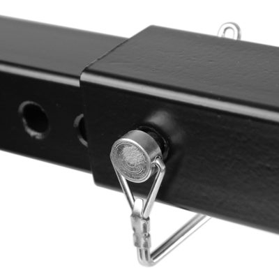 Universal Black Steel Adjustable Truck Bed 2" Hitch Extender