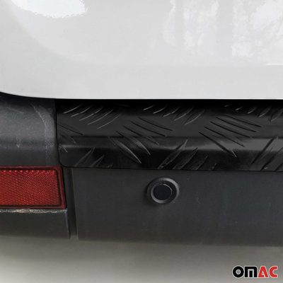 OMAC Rear Bumper Sill Cover for Ford Tourneo Custom I 2012-2023 Aluminium Black