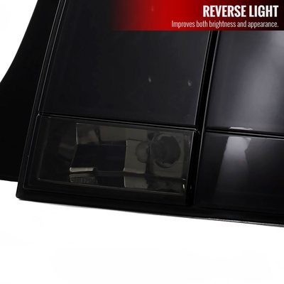 2005-2009 Ford Mustang Sequential LED Tail Lights Glossy Black/Smoke Lens