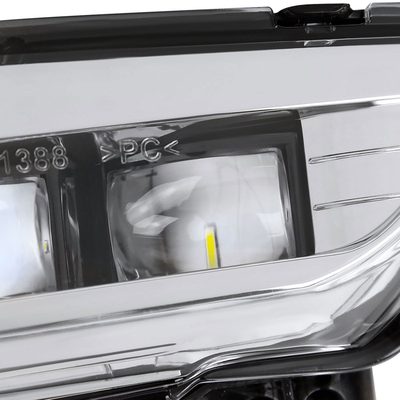 2018-2020 Honda Accord LED Fog Lights Kit Switch & Wiring Harness Chrome/Clear
