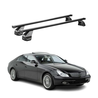 2008-2011 Mercedes CLS Class C219 Roof Rack Cross Bars Black