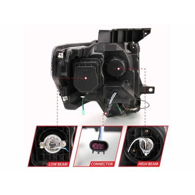 Fits 2009-2014 Ford F150, 2010-2014 F150 Raptor (ANZ-111445)