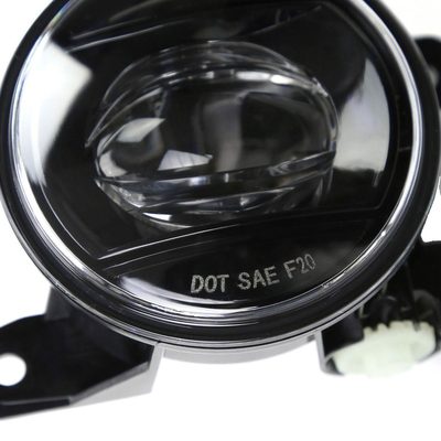 2021-2022 Honda Accord Sedan LED Fog Lights Kit Glossy Black/Clear Lens