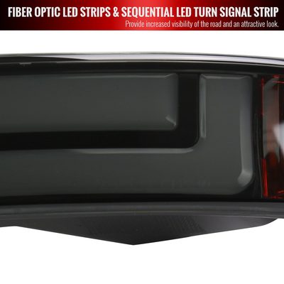1999-2006 GMC Sierra/Yukon/Yukon XL Headlights&Signal Bumper Lights Smoke