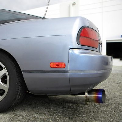 1989-1994 Nissan 240SX S13 T-304 Steel N1 Catback Exhaust System w/Burnt Tip