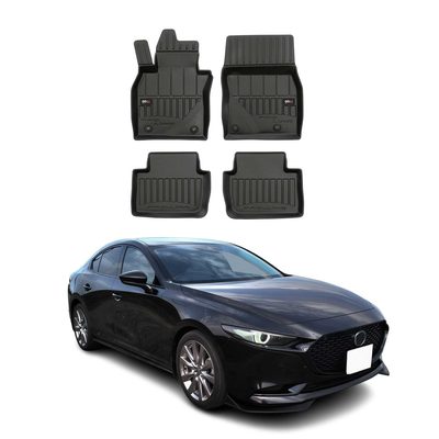 2019-2026 Mazda 3 Premium Floor Mats Liners Full Set All Weather Heavy Duty