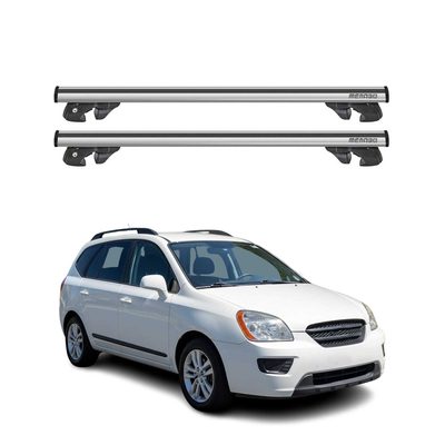 2007-2010 Kia Rondo Roof Rack Cross Bars Silver