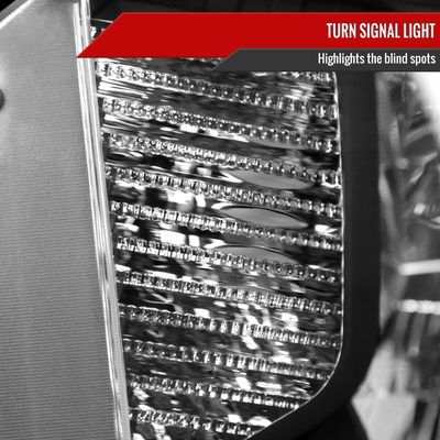 2014-2021 Toyota Tundra Factory Crystal Headlights Amber Reflectors Matt Black