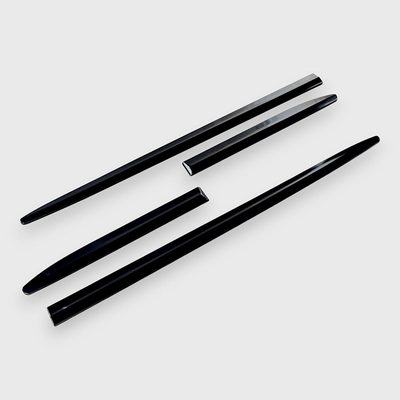 2020-2025 Ford Explorer Side Door Molding Trim Set Gloss Black 4Pcs ABS Plastic