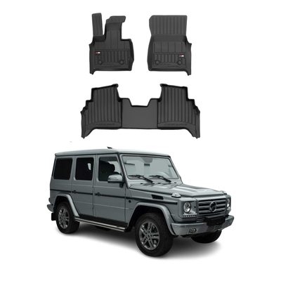 2019-2023 Mercedes G Class W463 Premium Floor Mats Liners Full Set All Weather Heavy Duty