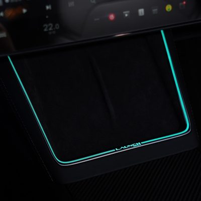 Laser-Carved Ambient Light for Model Y Juniper / YL Wireless Charging Port | TESERY