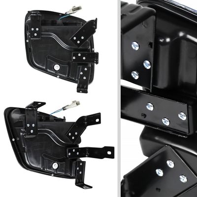1997-2004 Chevy Corvette C5 H7 Projector Headlights Matte Black/Clear Lens