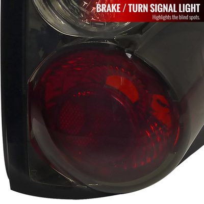 1994-2004 Chevy S10/ GMC Sonoma/ Isuzu Hombre Tail Lights Chrome/Smoke Lens