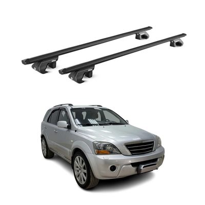 2003-2009 Kia Sorento Roof Rack Cross Bars Black