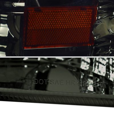 1997-2004 Dodge Dakota/98-2003 Durango Crystal Headlights Amber Reflector Smoke