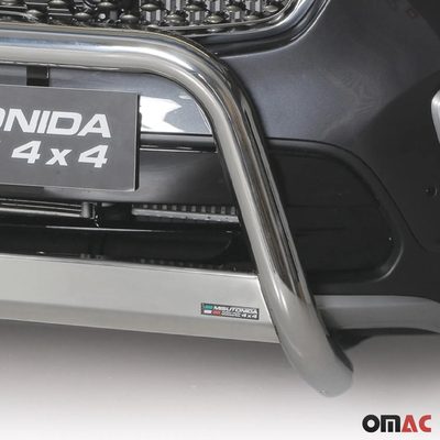 2016-2018 Kia Sorento Bull Bar Push Front Bumper Grille Silver 1 Pc