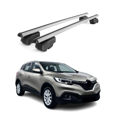 2015-2022 Renault Kadjar Roof Rack Cross Bars Silver