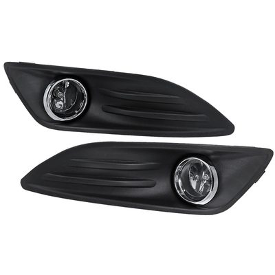 2014-2017 Ford Fiesta H11 Fog Lights Kit Chrome Housing/Clear Lens