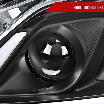 2008-2013 Infiniti G37/14-2015 Q60 Coupe/Convertible LED Signal Headlights Black
