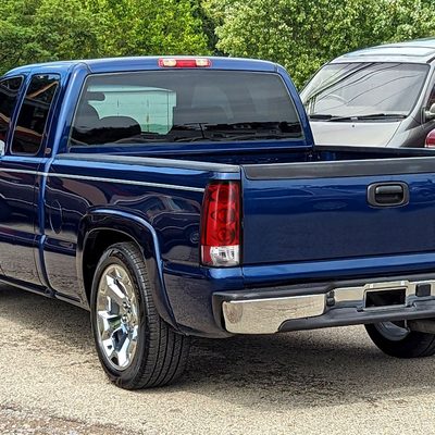 1999-2002 Chevy Silverado/ 1999-2006 GMC Sierra Tail Lights - APC Chrome/Red