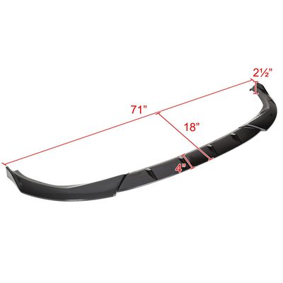 2019-2020 BMW 3 Series G20 M Sport/M340i Glossy Black 3Pcs Bumper Lip