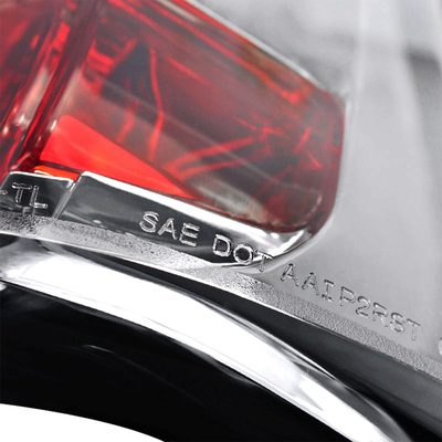 1997-2004 Dodge Dakota Tail Lights Chrome Housing/Clear Lens