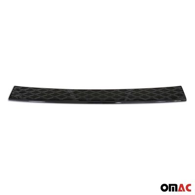 2025-2026 VW ID.Buzz Rear Bumper Sill Cover Protector Guard ABS Acrylic Gloss Black