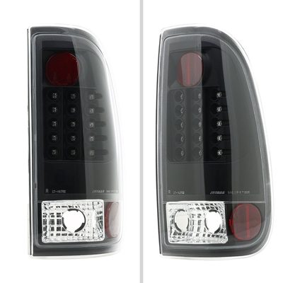 1997-2007 Ford F-150/F-250/350/450/550 Styleside V2 LED Tail Lights Matt Black