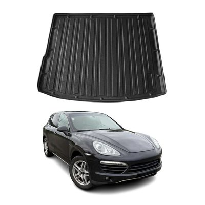 2011-2018 Porsche Cayenne 2.gen Cargo Liner Trunk Mat All Weather Black