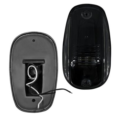 Universal 5PC Set Roof Cab Amber LED Lights Black Housing/Smoke Lens