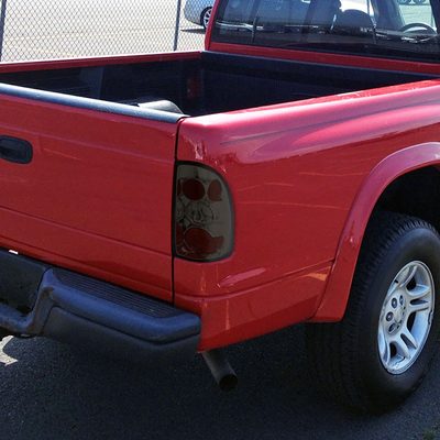 1997-2004 Dodge Dakota Tail Lights Chrome Housing/Smoke Lens