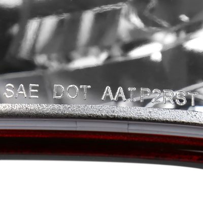 2005-2015 Nissan Armada LED Tail Lights Chrome Housing/Red Clear Lens