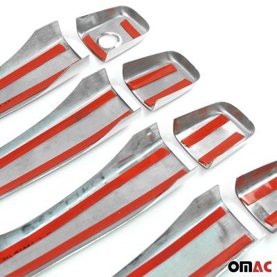 2018-2024 Nissan Kicks Car Door Handle Cover Protector Stainless Steel Chrome 8 Pcs