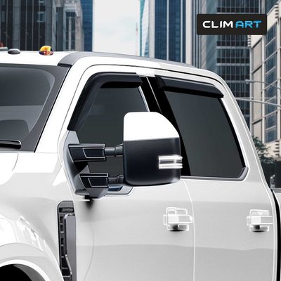 Wind Deflectors for Ford F250 F350 F450 F550 Super Duty 2017-2026 Crew Cab
