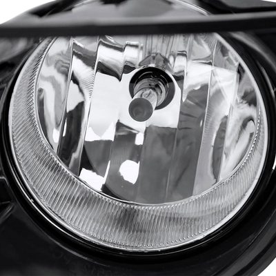 2008-2017 Toyota Sequoia H10 Fog Lights w/Switch & Wiring Harness Chrome/Clear