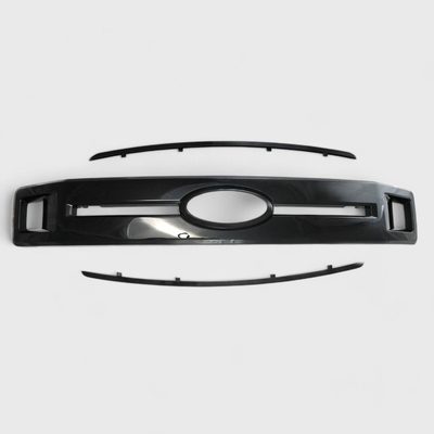 2018-2020 Ford F-150 Grille Overlay Gloss Black 3Pcs ABS Plastic