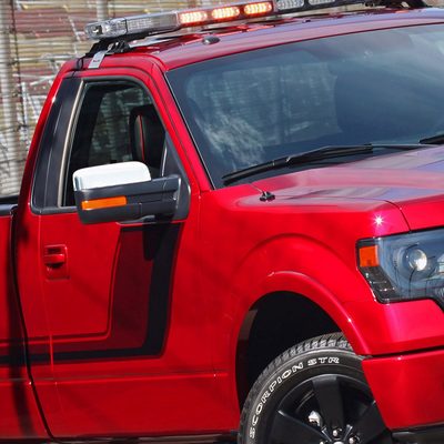 2007-2014 Ford F-150 Chrome Heated Side Mirror Amber & Puddle Passenger Side