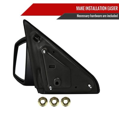 2009-2018 Dodge RAM 1500 /RAM 1500 Classic Black Manual Side Mirror Driver