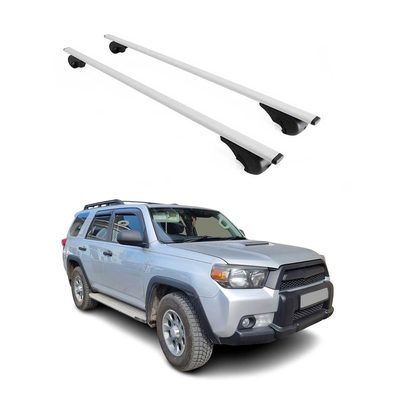 2010-2024 Toyota 4Runner Roof Rack Cross Bars Silver