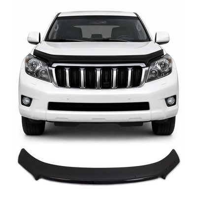 2014-2019 Toyota Land Cruiser Prado J150 Front Bug Shield Hood Deflector Black
