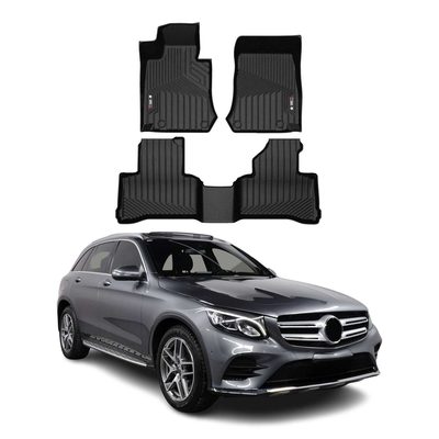 2016-2022 Mercedes GLC Class X253 C253 Premium Floor Mats Liners First and Second Row Set
