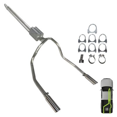 GMC/Chevy, 2019-2026, 5.3L, Clamp/On - MPI Exhaust Cat-Back Dual Exhaust Kits
