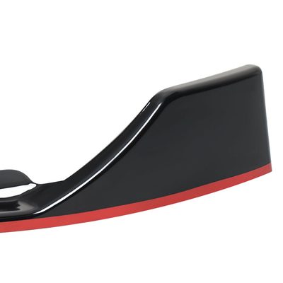 2019-2021 Mercedes W205 C Class Glossy Black/Red Front Bumper Lip Splitter Kit