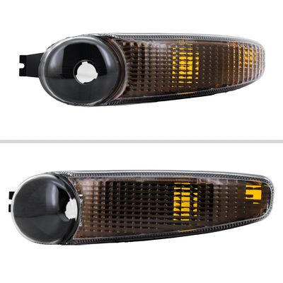 1999-2006 GMC Sierra /00-2006 Yukon XL Denali Signal Bumper Lights Matt Black