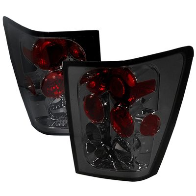 2005-2006 Jeep Grand Cherokee Tail Lights Chrome Housing/Smoke Lens