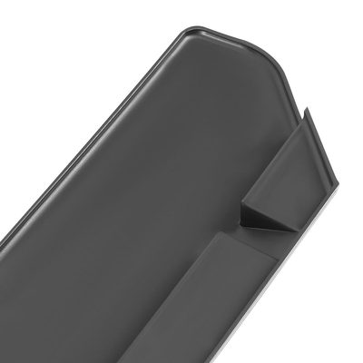 Universal Matte Black Polypropylene 3Pcs Front Bumper Lip Splitter Spoiler Set