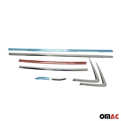 2013-2016 Buick Encore Window Molding Trim Streamer Stainless Steel Silver 8 Pcs