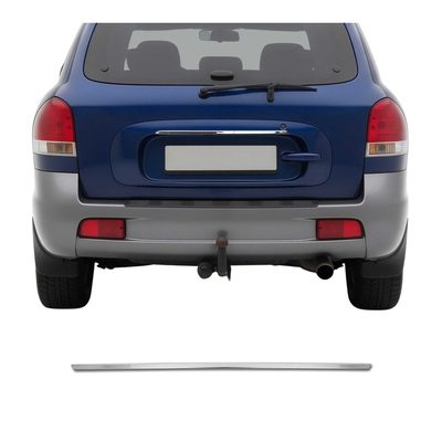 2001-2006 Hyundai Santa Fe Trunk Tailgate Door Handle Cover Stainless Steel Silver