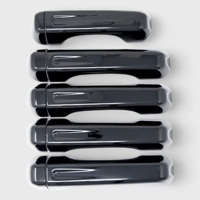 2018-2025 Jeep Wrangler JL Door Handle Cover Gloss Black 10Pcs ABS Plastic